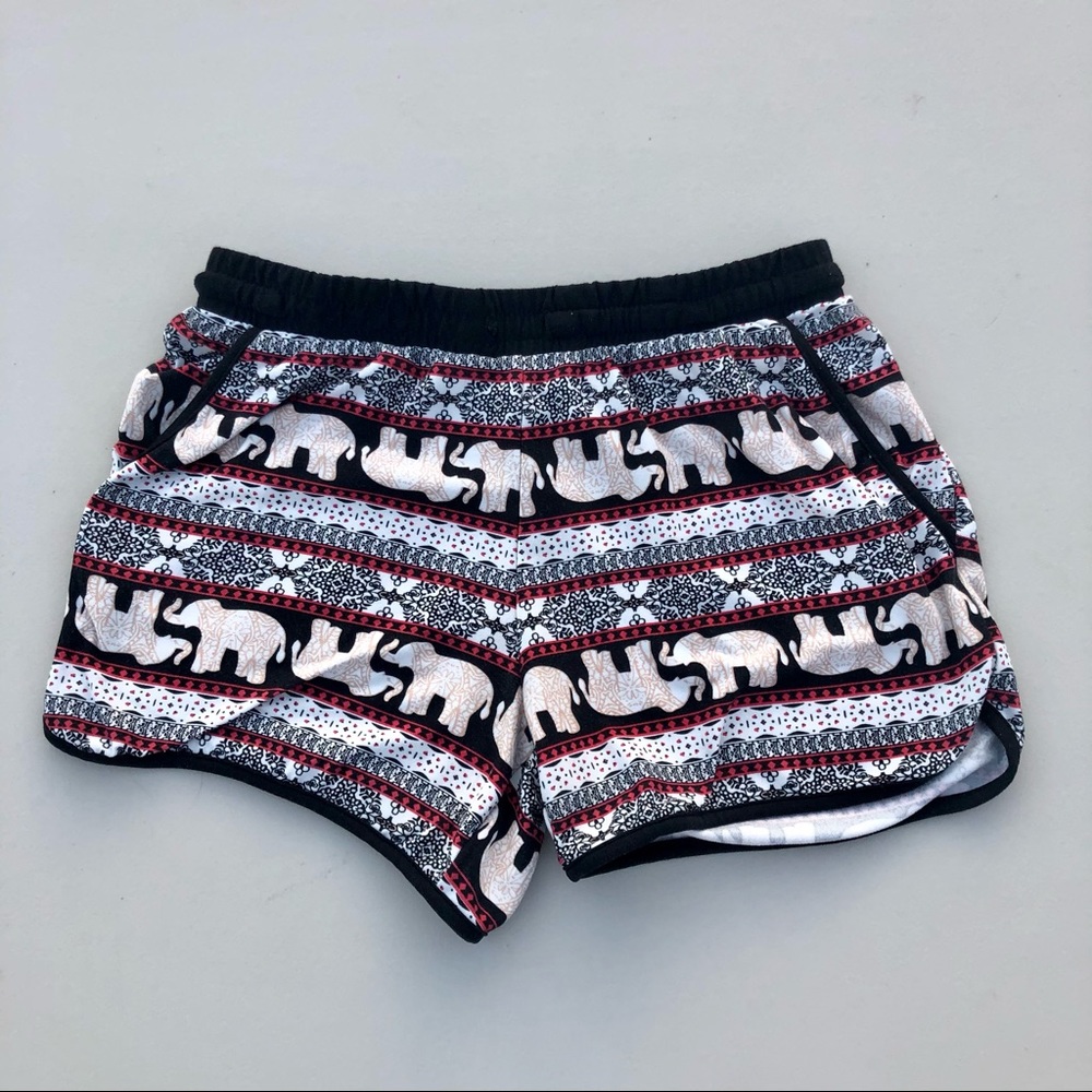 SO Shorts Thai Elephant Print Bojo Soft Sz.Large